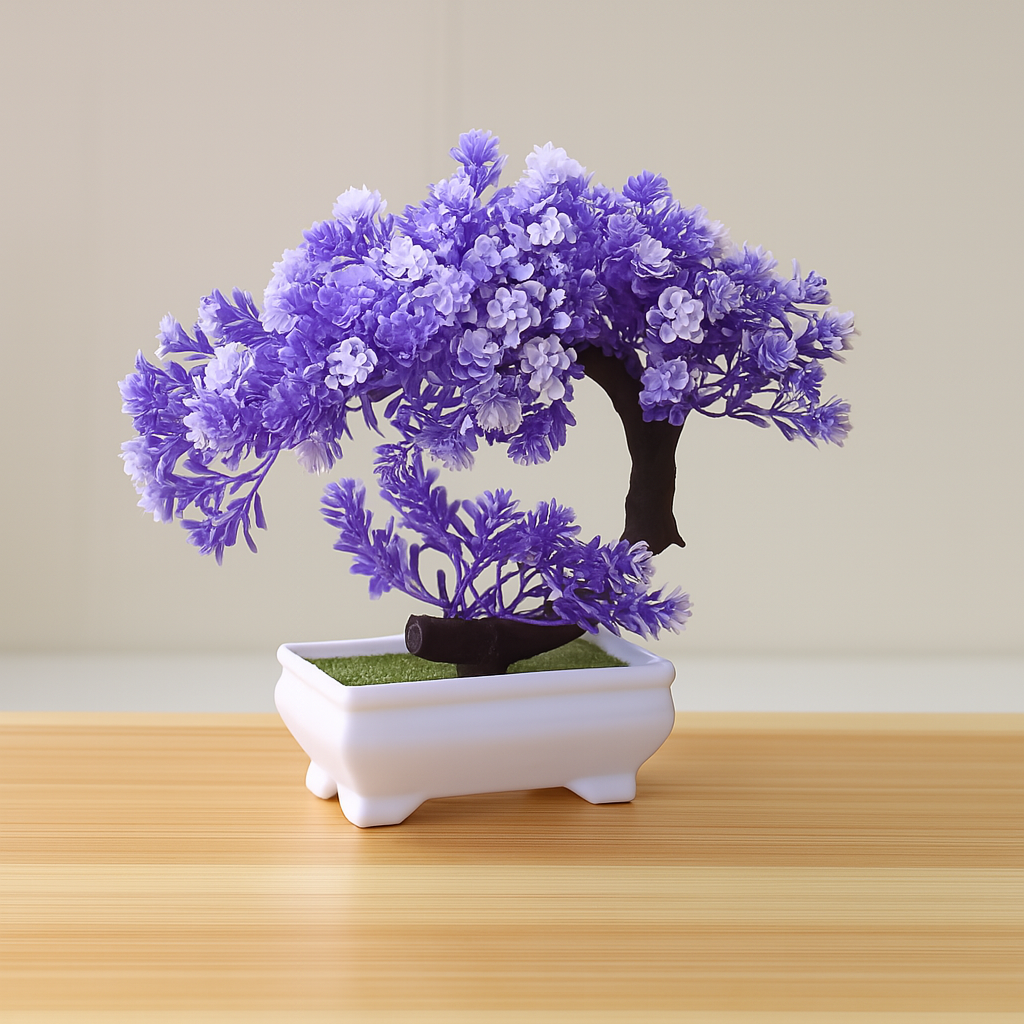 BloomLite Tree – Decorative Mini Plant for Hexagon Shelves