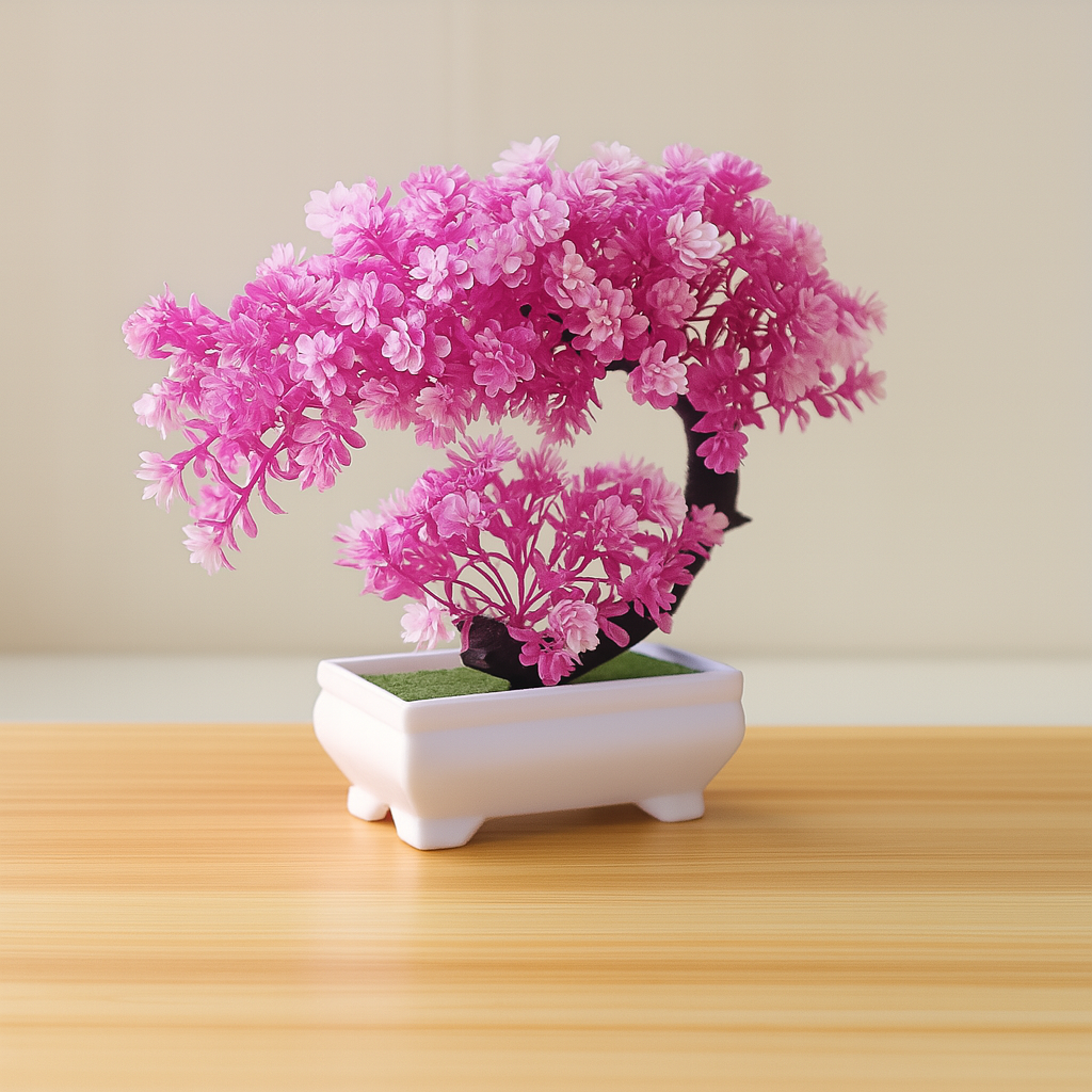 BloomLite Tree – Decorative Mini Plant for Hexagon Shelves
