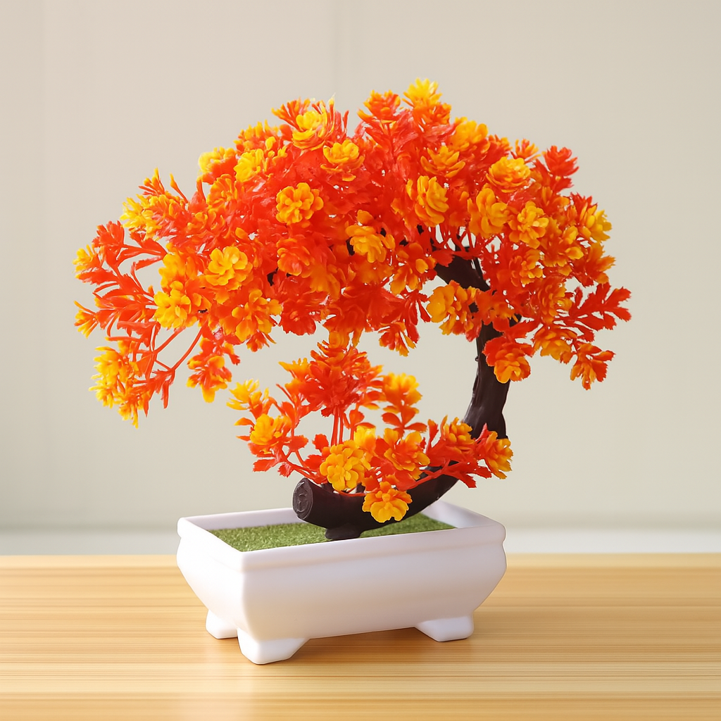 BloomLite Tree – Decorative Mini Plant for Hexagon Shelves
