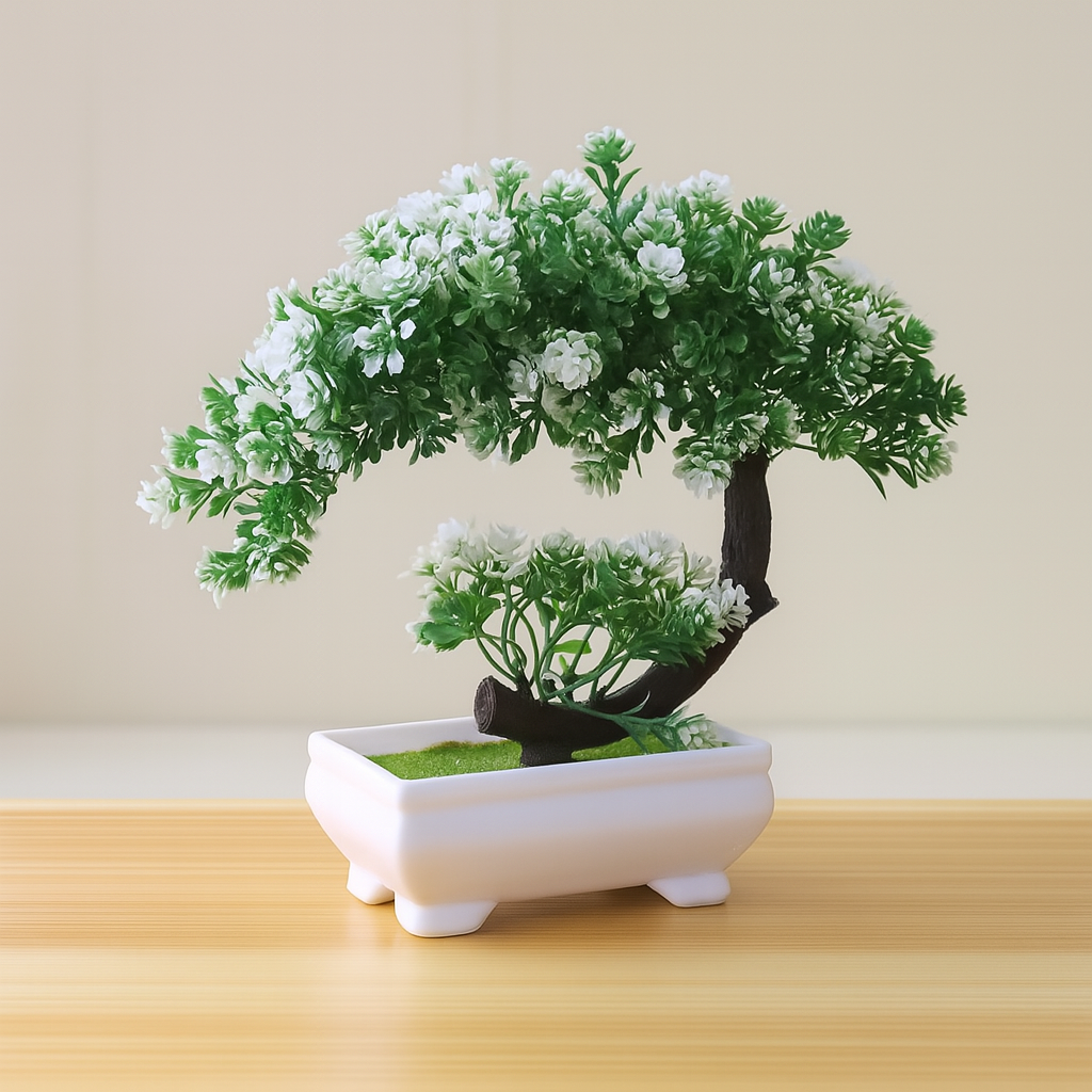 BloomLite Tree – Decorative Mini Plant for Hexagon Shelves